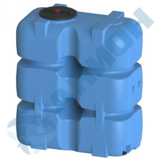 Ёмкость AНИОН Т1500ФК2З объем 15000 литров с дыхательным клапаном и сливом синяя
