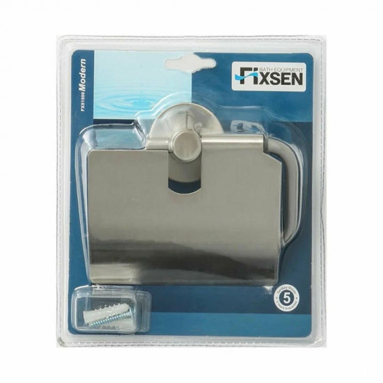 Держатель туалетной бумаги FIXSEN Modern FX-51510 с крышкой