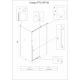 Душевой уголок VECONI Premium Trento PTC-SP-30GR 120x100, стекло прозрачное, профиль графит