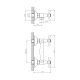 Смеситель для душа DECOROOM DR54055 хром
