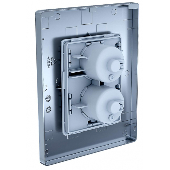 Кнопка для инсталляции AQUATEK PNN-0000005 (025DQ) чёрный матовый, пневматическая