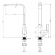 Смеситель для кухни WONZON & WOGHAND WW-AE4550-MW, белый матовый