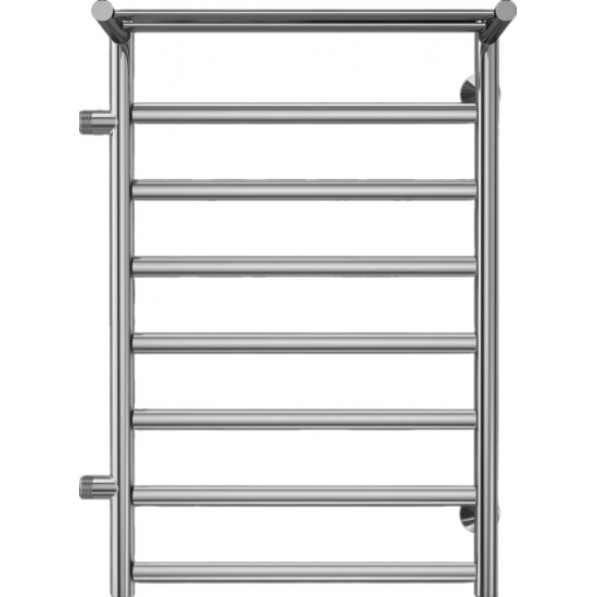 Полотенцесушитель водяной TERMINUS Хендрикс П8 500x800 с полкой, с боковым подключением 500 слева