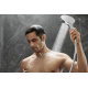 Лейка для душа HANSGROHE Rainfinity 130 26865000 EcoSmart, хром