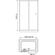 Душевая дверь в нишу RGW Classic CL-12 140x185 стекло прозрачное, профиль хром