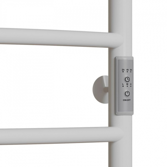 Полотенцесушитель электрический MIXLINE Capella 80x50 336 Вт, полка, белый