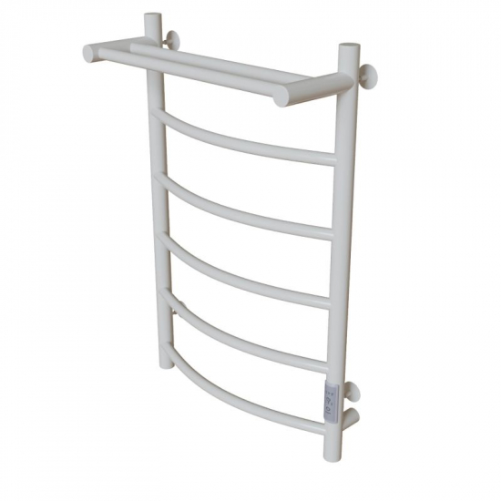 Полотенцесушитель электрический MIXLINE Capella 80x50 336 Вт, полка, белый