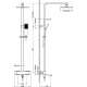 Душевая стойка TIMO Tetra-thermo SX-0169/17 с термостатом золото