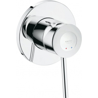 Встраиваемый смеситель для душа и ванны GROHE BauClassic 29048000 С ВНУТРЕННЕЙ ЧАСТЬЮ, хром