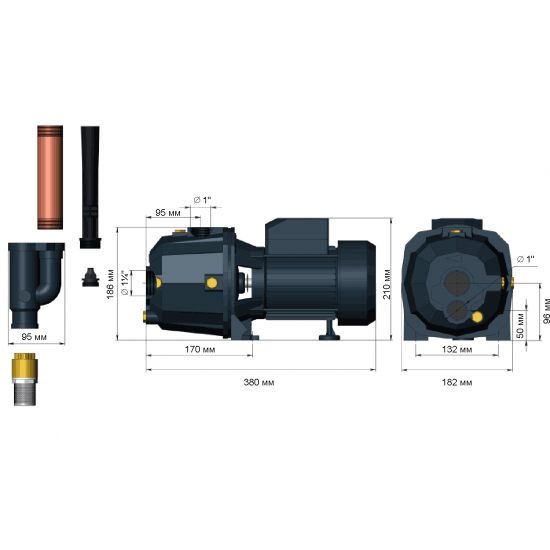 Насос поверхностный UNIPUMP DP 750