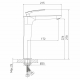Смеситель для раковины MIXLINE Plus Elegant ML21-042