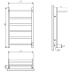 Полотенцесушитель электрический ДВИН Fj Plaza Neo 80x40 полированный