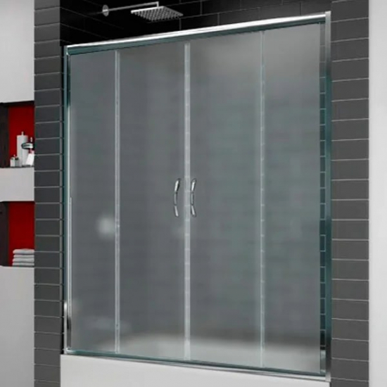 Шторка для ванны RGW Screens SC-61 1500х1500 профиль хром, стекло матовое