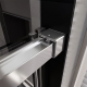 Душевая дверь в нишу VECONI Premium Trento PTD-40CH 130x200 стекло прозрачное, профиль хром