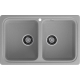 Мойка для кухни SANTREK AQUA PRO Boxy SA-S780K 2 чаши 786х500 мм, серый