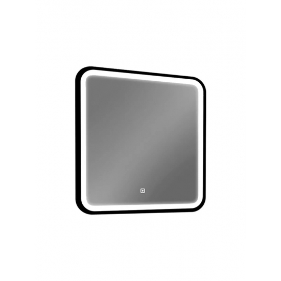 Зеркало MIRSANT Premier Black 800x800 с LED подсветкой