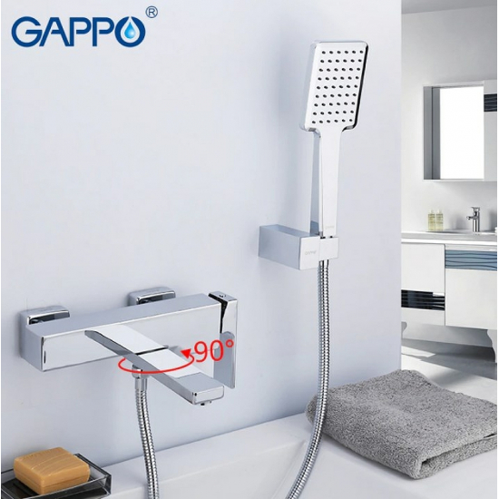 Смеситель для ванны GAPPO G18 G3218 хром