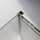 Душевой уголок BelBagno LUCE-AH-1-120/90-P-Cr стекло рифлёное, профиль хром
