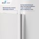 Душевой уголок RGW Passage PA-83 80x80 стекло прозрачное, профиль хром