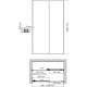 Душевая дверь в нишу WASSERKRAFT Dill 61S12 100x200