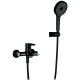 Смеситель для ванны GAPPO G03-6 G3203-6 чёрный/хром