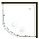 Душевой уголок SANTREK AQUA Lea-R-900-C-Matt Black 90x90 профиль чёрный