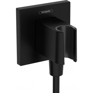 Шланговое подключение HANSGROHE FixFit Porter E 26889670, матовый чёрный