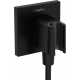 Шланговое подключение HANSGROHE FixFit Porter E 26889670, матовый чёрный