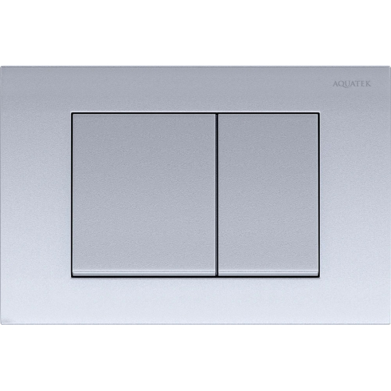 Кнопка для инсталляции AQUATEK KDI-0000011 (001C) хром матовый, клавиши квадрат