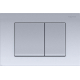 Кнопка для инсталляции AQUATEK KDI-0000011 (001C) хром матовый, клавиши квадрат