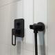 Шланговое подключение IDDIS Built-in Shower Accessories 003BL01i62 с держателем, чёрное