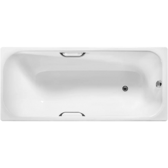 Ванна чугунная WOTTE Start 1 УР 1700x750УР без опоры 170x75 см, с отверстиями для ручек