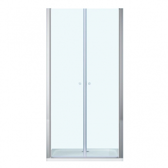 Душевая дверь в нишу BelBagno ETNA-B-2-200-C-Cr стекло прозрачное, профиль хром