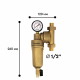 Фильтр промывной БАРЬЕР ПРОТЕКТ универсальный 1/2" для горячей воды