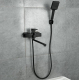 Смеситель для ванны FRUD R22152 чёрный