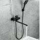 Смеситель для ванны FRUD R22152 чёрный