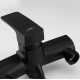 Смеситель для ванны FRUD R22152 чёрный