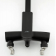 Смеситель для ванны FRUD R22152 чёрный