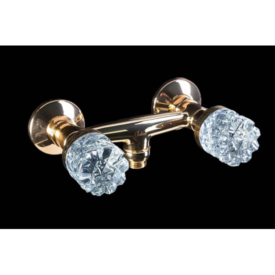 Смеситель для душа BOHEME Crystal 294-CRST золото