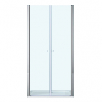 Душевая дверь в нишу BelBagno ETNA-B-2-130-C-Cr стекло прозрачное, профиль хром