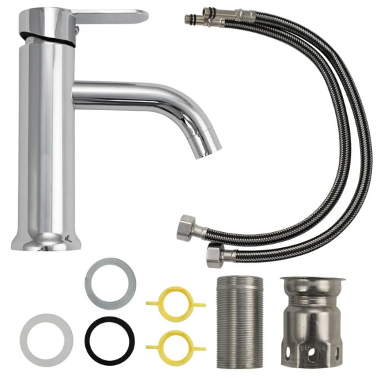 Смеситель для раковины MAGNUS 9261 из нержавеющей стали, хром Смеситель для раковины MAGNUS 9261 из нержавеющей стали, хром