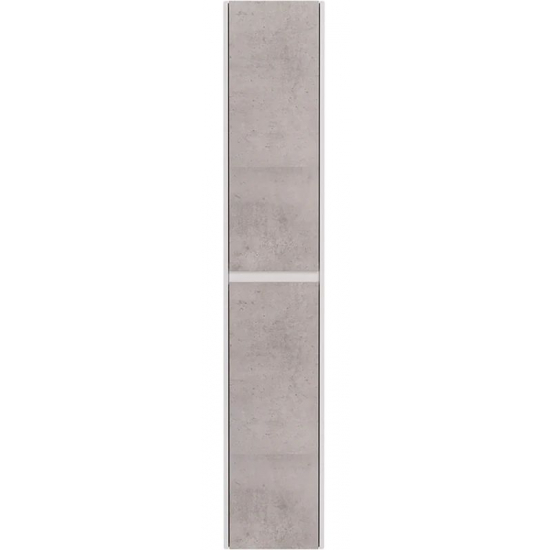 Шкаф-пенал LEMARK Combi 35, бетон/белый глянец