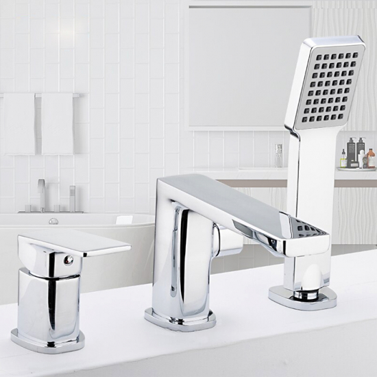 Смеситель на борт ванны FRAP H46 F1146 на 3 отверстия