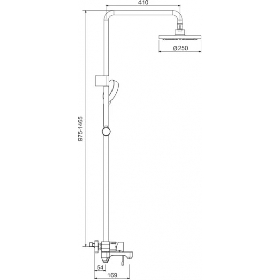 Душевая стойка GAPPO G2402