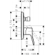 Встраиваемый смеситель для душа и ванны HANSGROHE Metris classic 31485000 хром