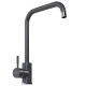 Смеситель для кухни MIXLINE ML-GS12 (342) из нержавеющей стали, графит