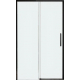 Душевая дверь в нишу VECONI Premium Trento PTD-40B 120x200 стекло прозрачное, профиль чёрный