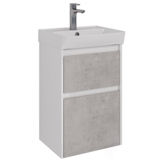 Тумба для комплекта LEMARK Combi 45, 2 ящика, бетон, под раковину Neon 45