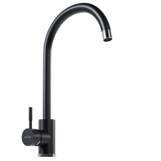 Смеситель для кухни из нержавеющей стали MIXLINE ML-GS15 (343), антрацит