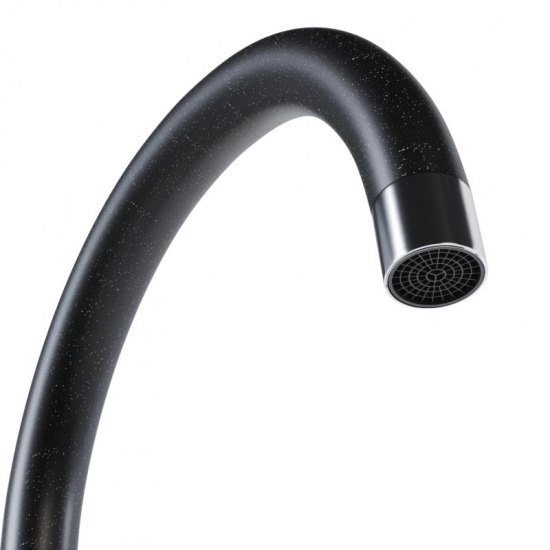 Смеситель для кухни из нержавеющей стали MIXLINE ML-GS15 (343), антрацит